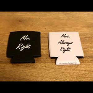 Mr. and Mrs. koozies